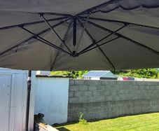 Umbrella and Heavy Base.