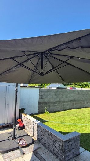 Umbrella and Heavy Base.