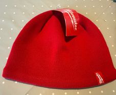 Genuine Milwaukee red hat. Beanie.