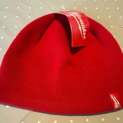 Genuine Milwaukee red hat. Beanie.