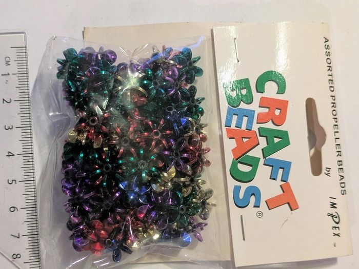 Assorted Propeller Beads - Craft Supplies