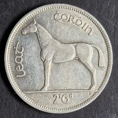 Ireland 1940 Silver Half crown