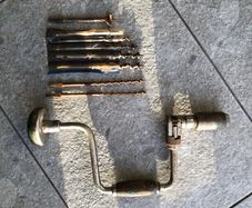 Vintage Brace Drill & Auger Bits