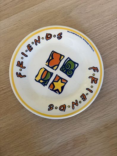 Friends TV show plate