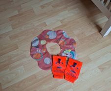 children's  swimming  ring and bands