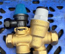 Caleffi PRV pressure reducing valve.