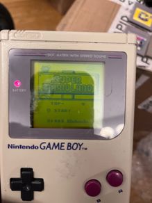 Gameboy Original with MarioLand and 10 mixed games (jap n eur)