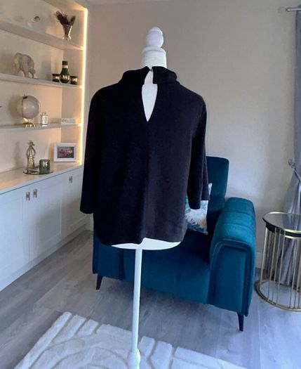 Ladies Black Blouse from River Island. Size UK 8 / EU 36