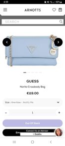 Guess Handbag blue