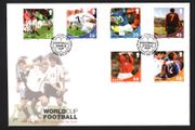 2002 Isle of Man World Cup Football/ soccer Championship Japan and South Korea Commemorative Stamp First Day Cover (FDC)