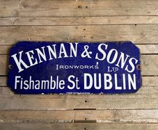 Antique sign