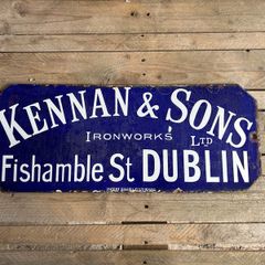 Antique sign