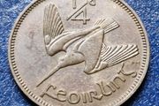 Ireland 1946 Farthing 1/4d coin