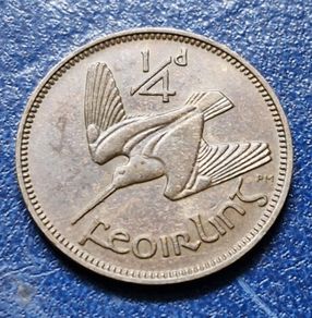 Ireland 1946 Farthing 1/4d coin