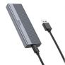 HOCO enclosure for M.2 SATA SSD drives M key B+M key up to 4TB USB A USB3.2 / 6GBps HB47 Metal Image 2