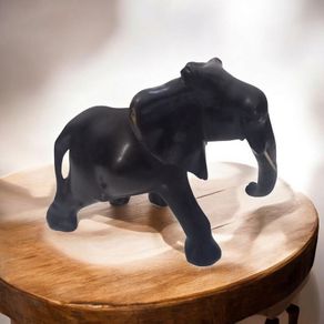 Beautiful carved elephant statue