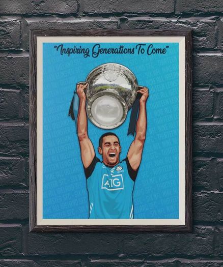 James McCarthy Dublin GAA Art Prints (A3 Size)