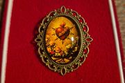 Vintage Religious Brooch