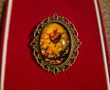 Vintage Religious Brooch