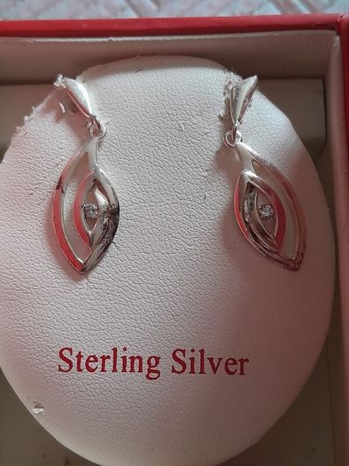 ladies silver earrings