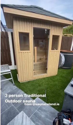 3 person outdoor sauna NEW | Garden