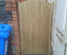 Timber and steel Side Gates