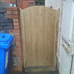 Timber and steel Side Gates