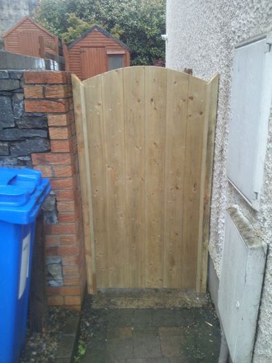 Timber and steel Side Gates