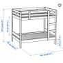 ikea pine bunk bed single Image 3