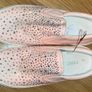 Next BNWT Girl Canvas Shoe with bling! Size 4/37 Image 3