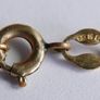 Vintage Solid 9Ct Yellow Gold 375 Rope Chain length 20" - 7g Image 9