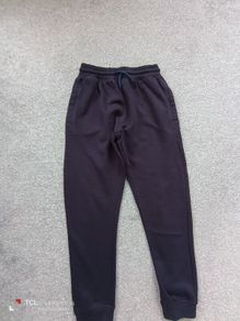 Next slim boy's navy school trousers/ joggers.age 11