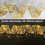 Christmas Tree Lights, Gold 6m Christmas Tree Ribbon String Fairy Lights for Tree Christmas Decorations, Battery Warm White 60 LED Ribbon Christmas Lights Indoor for Xmas Tree Decorations Image 4