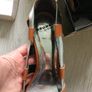 Bronx designer leather heels size 5 Image 4