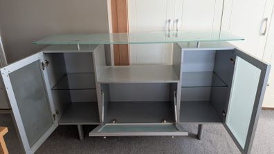 TV unit glass top