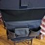 Faux leather car seat organizer. Car table. Kids table. Back seat table. Image 4