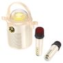 Pearlescent Bluetooth Speaker with Mic Beige Image 4
