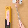 Pink Bluetooth Selfie Stick Tripod 170cm Phone Stand with Dual LED Lights Image 8