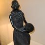 African Woman with water jug statue Image 7