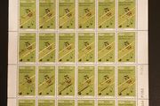 1976 World Bowls Championships Stamp Sheet