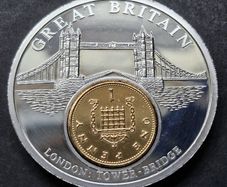 Great Britain European Currencies Medal