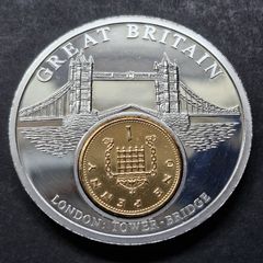 Great Britain European Currencies Medal