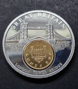 Great Britain European Currencies Medal