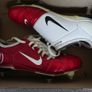 Football Boots Nike Air Zoom Total 90 III Red/White (2004) Size 6.5UK SG Image 3