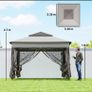 Outsunny Deluxe Metal Gazebo Image 3