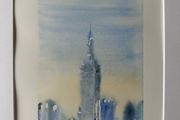Watercolour - New York Skyline