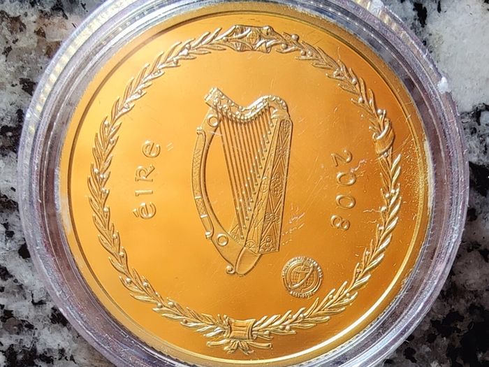 Ireland 100 Euro Gold & 5 Euro Silver Proof Coin Set 2008 Antarctic Explorers Ernest Shackleton Tom Crean
