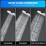 NEW SALE | Shower Head,Water Saving Showerhead with 3 Modes,Rainfull Showerhead,High Pressure Showerhead for Bathroom and Outdoor Using,Chrome Image 5