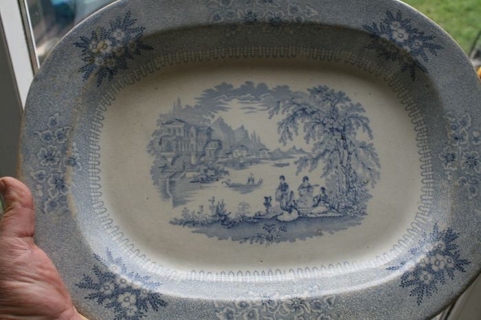 Antique plate (16"x13,5")