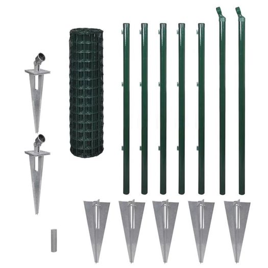 Euro Fence Steel 10x1.0 m Green